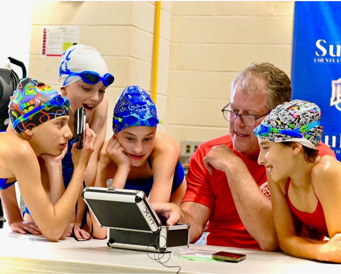 swim camp - coach ray film study stroke analysis